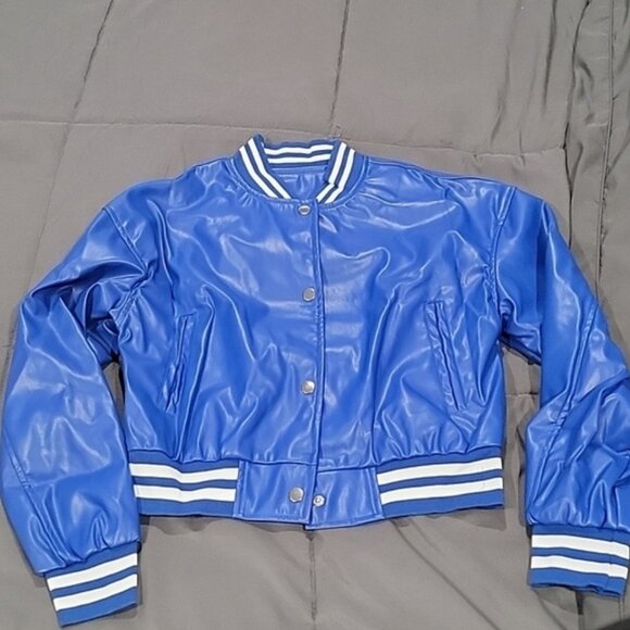 Crop Bomber Jacket - Picture 2 of 8